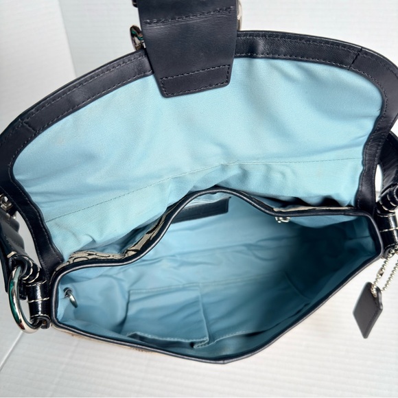 Coach Vintage Soho Patchwork Signature C Canvas Shoulder Bag F12316 -Brown - Picture 7 of 11